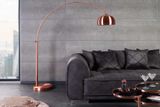 Dizajnová výsuvná stojaca lampa Lounge Deal 170-210cm meďená