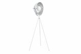 Dizajnová stojacia lampa Studio 145cm biela strieborná