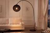 Dizajnová stojacia lampa Cocooning 205cm čierna