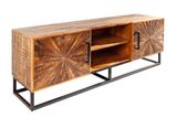 Moderný stolík pod TV z masívu Wood Art Mango 145cm