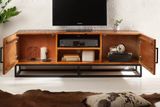 Moderný stolík pod TV z masívu Wood Art Mango 145cm